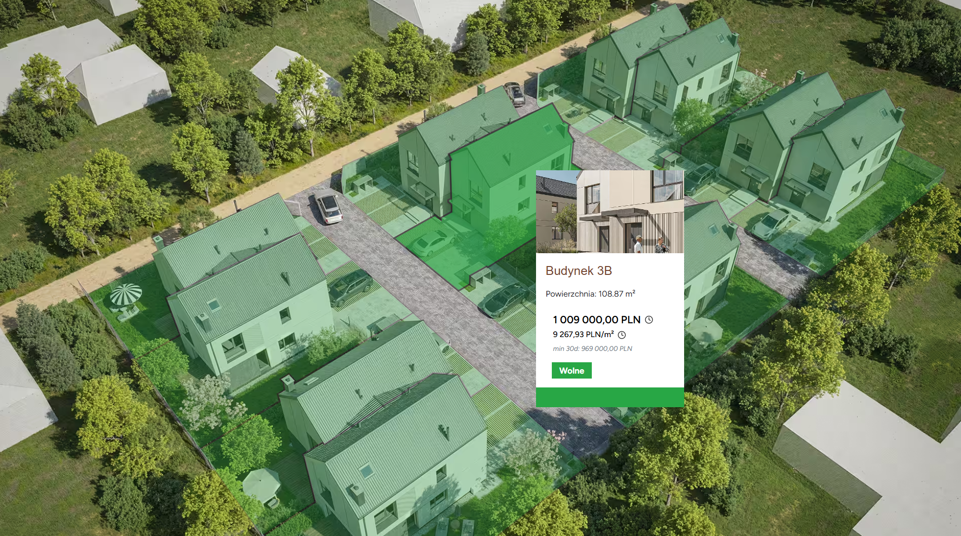 Mapy 3D i 2D inwestycji deweloperskiej - nieruchomości - system do automatycznej wysyłki i publikacji cen nieruchomości i zarządzania sprzedażą - wtyczka do CMS WordPress 